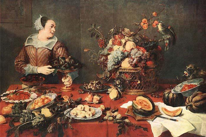 Frans Snyders The Fruit Basket oil painting picture